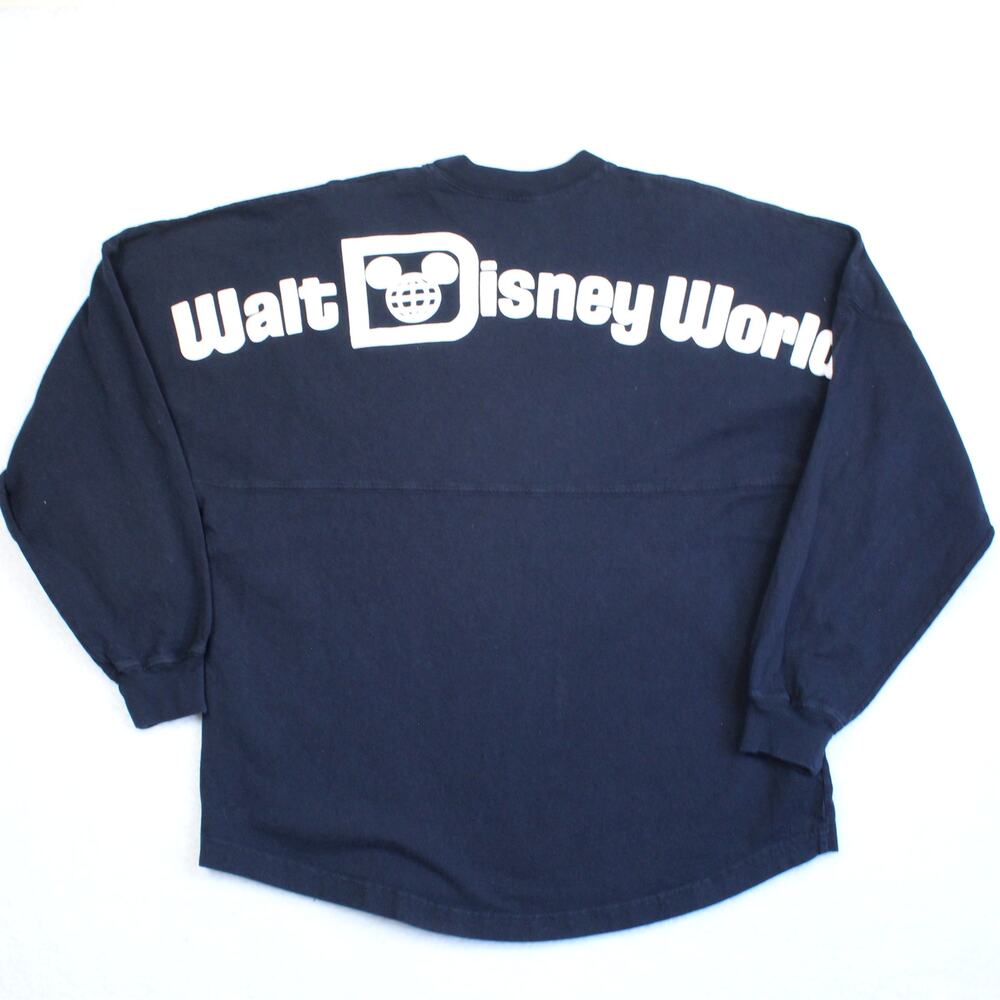 Disney Parks Spirit Jersey Size Medium Black White Vacation Travel Disney World